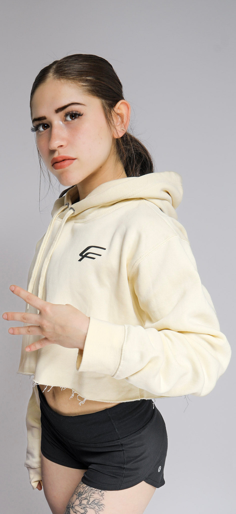 Chosen & Blessed Cropped Hoodie