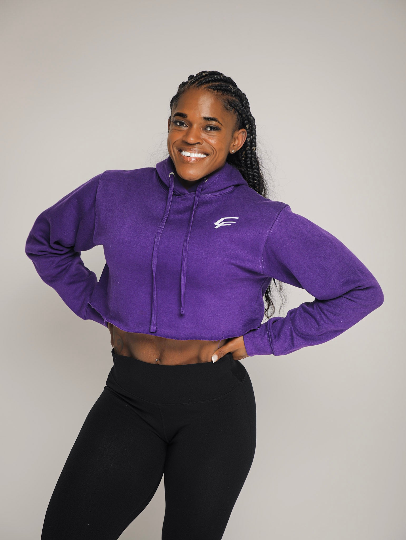 Chosen & Blessed Cropped Hoodie