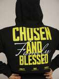 Load image into Gallery viewer, Chosen & Blessed Cropped Hoodie
